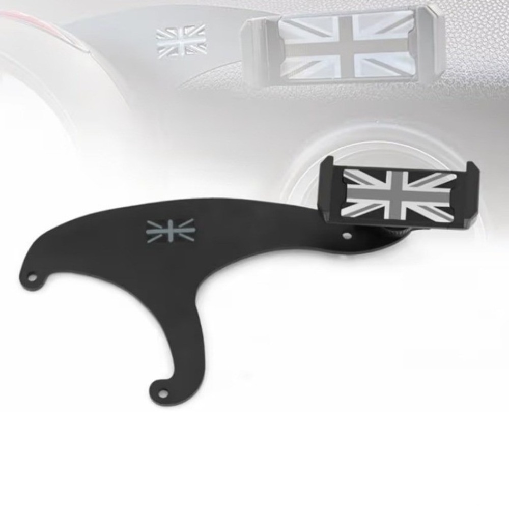 Union Jack Dashboard Phone Mount for‎ Mini Cooper R55 R56 R57 R60 R61 Gray Flag